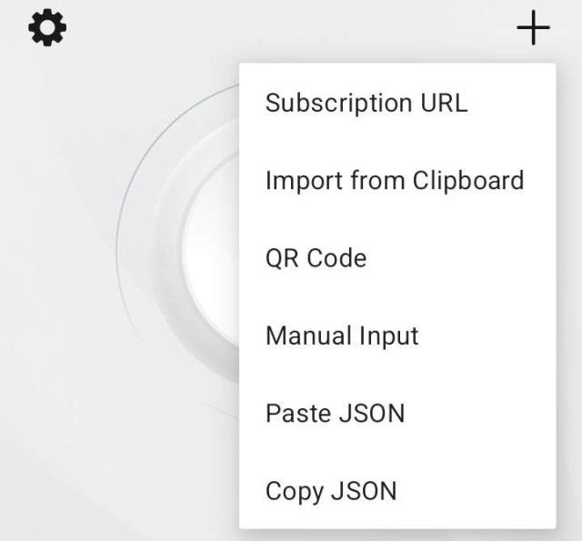 Import by clipboard in Happ on Android